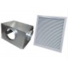 Grille et plénum latéral 600x600 mm