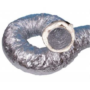 Gaine isolée en ouate 160 mm