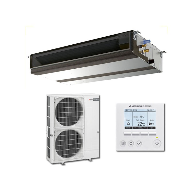 Télécommande Murale Mitsubishi PAR-20MAA - Contrôle Filaire Pour Climatiseur Central, Fixation Magnétique