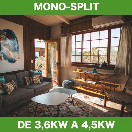 Mono Split de 3,6 Kw à 4,5 Kw