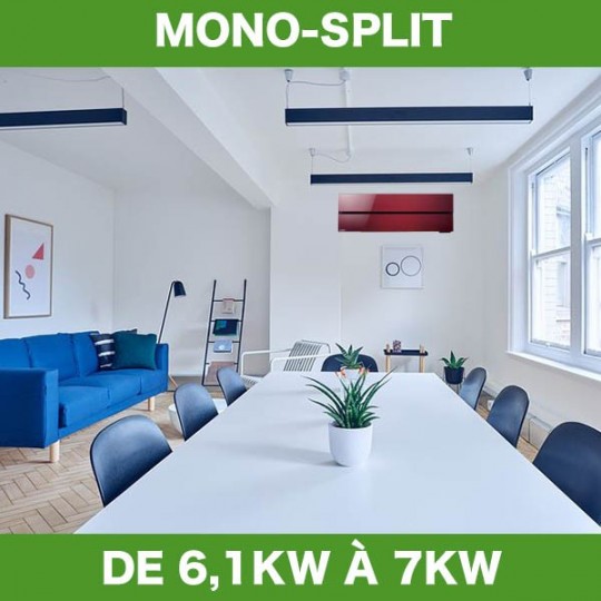 Mono Split de 6,1 Kw à 7 Kw