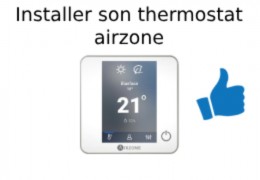 Étape 8 - Installation du thermostat Airzone pour son gainable