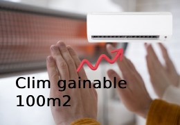 clim gainable 100m2